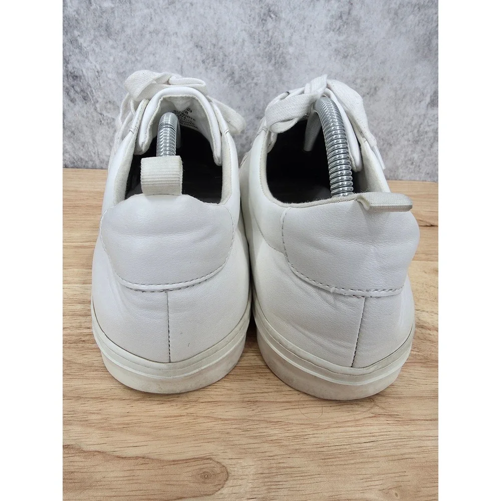Banana Republic Sneakers Mens 12 White Leather Low Top Casual Shoes 420256-03